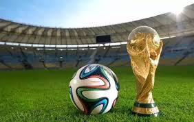 世界杯比赛场景示意图，展示世界顶级国家队足球赛事